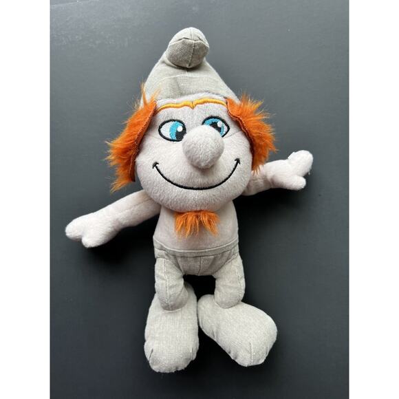 Smurfs Official Movie Merchandise Evil Hackus Gray Orange 14" Plush Stuffed Toy - Picture 2 of 7